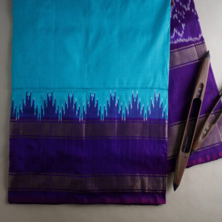 Aqua Blue Pochampalli Ikkath