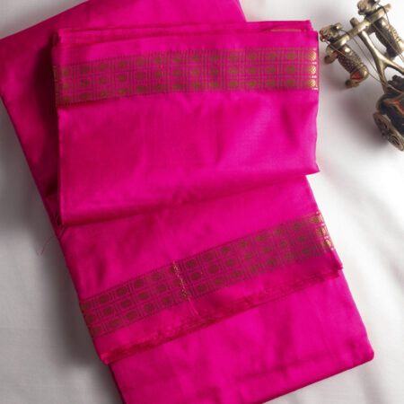 Pure Silk Dhothi Rose Pink