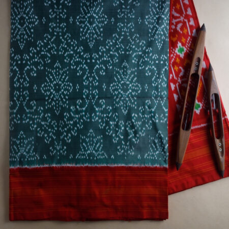 Olive Green Pochampalli Ikkath