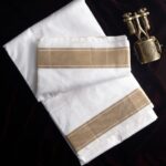Pure Silk Dhothi White