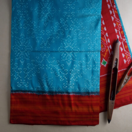 Teal Blue Pochampalli Ikkath