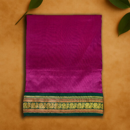 9 YARDS PURE SILK SRSVAT/BGREEN