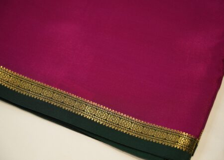 Rani Pink (Bottle Green Border)