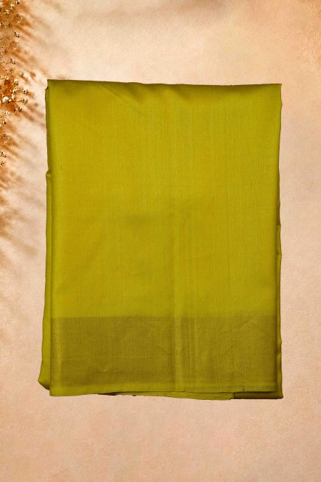 Tussar Silk Saree - Yellow & Wine - MGMAAB0225