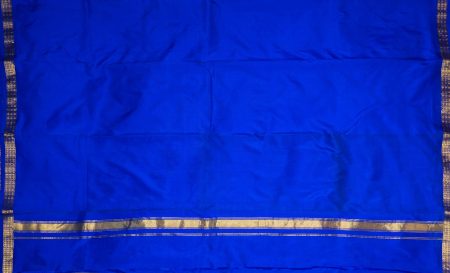 Pure Silk Dhoti - Royal Blue - MGMAAB0283